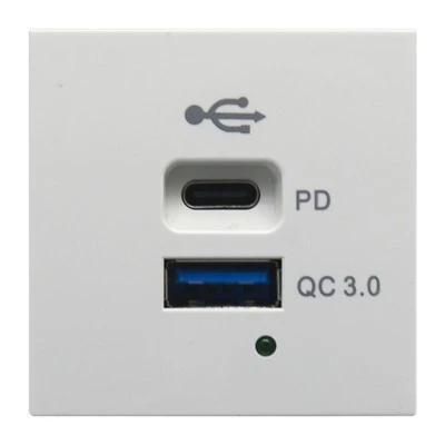 Pengisi Daya USB A USB C 45W